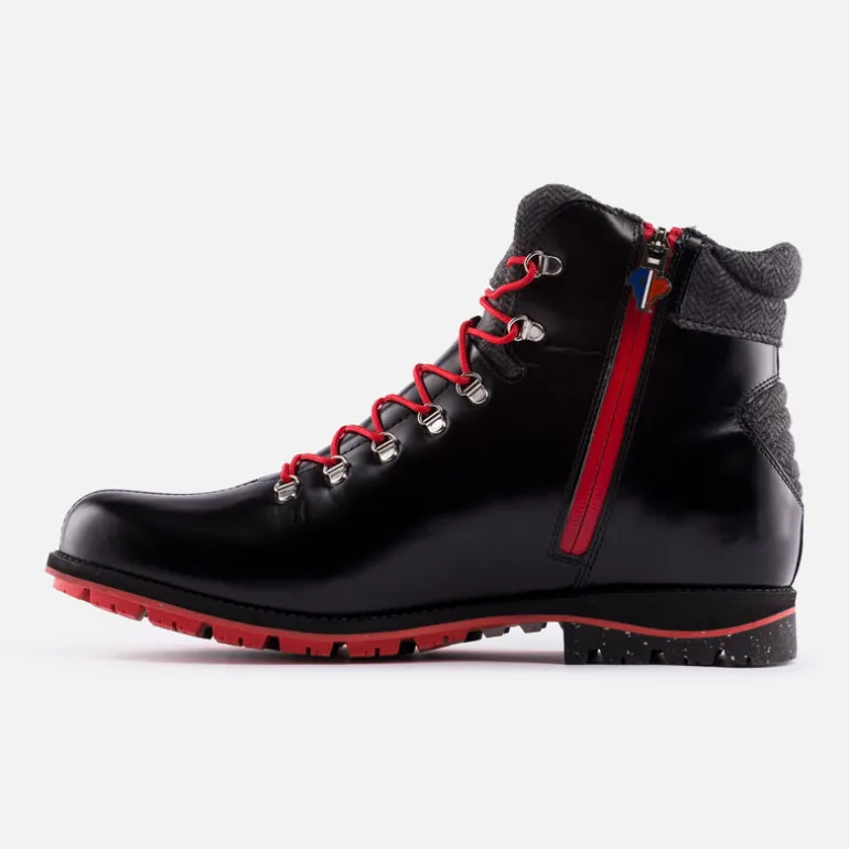 Men's 1907 Chamonix Shiny Black Boots
