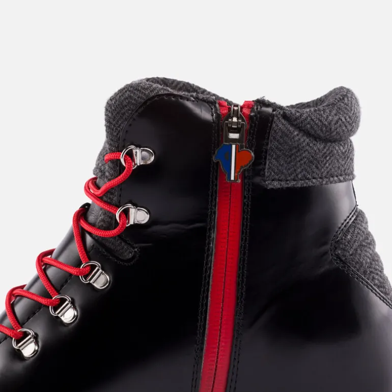 Men's 1907 Chamonix Shiny Black Boots
