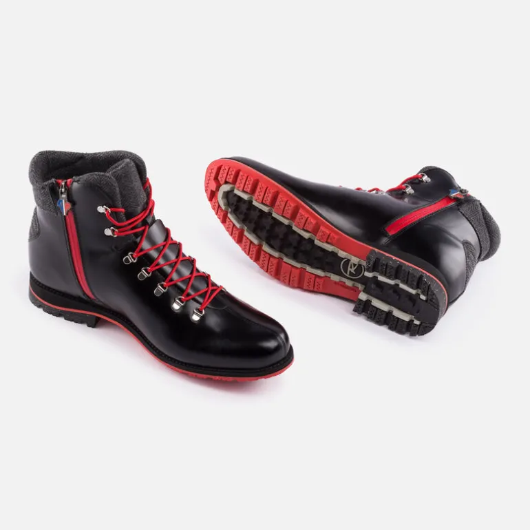 Men's 1907 Chamonix Shiny Black Boots
