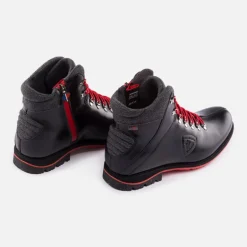 Men's 1907 Chamonix Shiny Black Boots