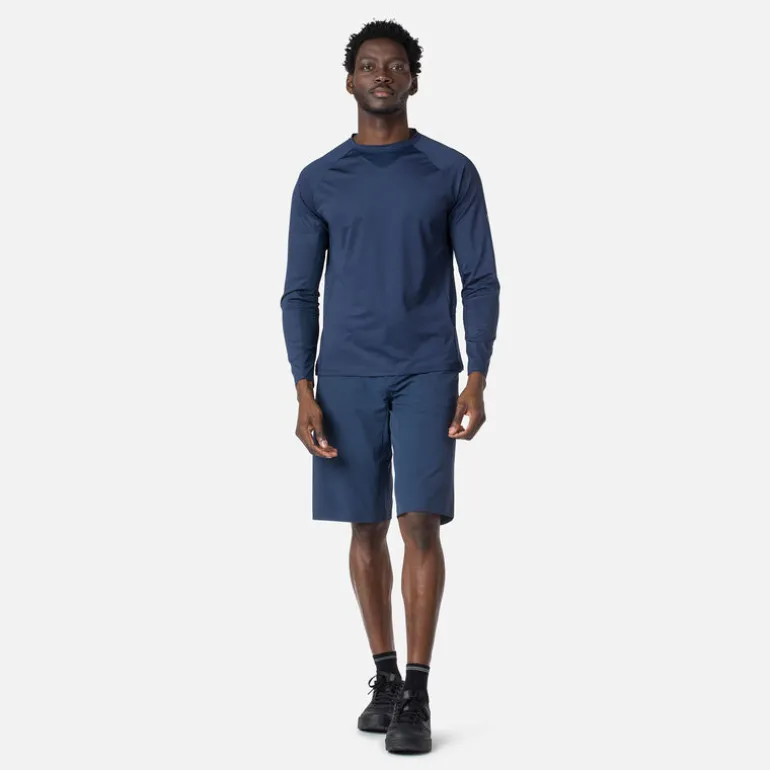 Men's long sleeve mountain bike jersey relaxed fit