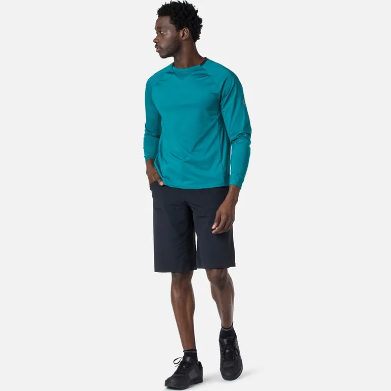 Men's long sleeve mountain bike jersey relaxed fit
