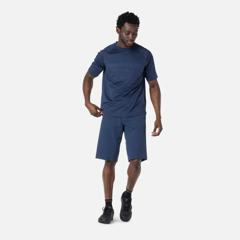 Men's short sleeve mountain bike jersey relaxed fit