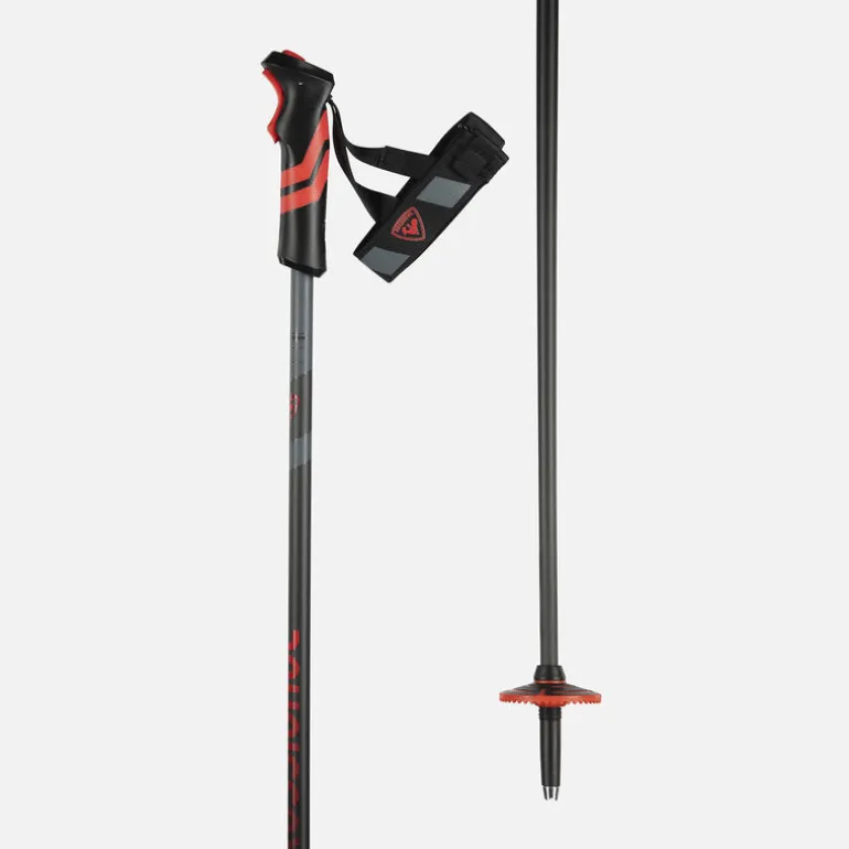 Rossignol Tactic Carbon R-Clip Ski Poles Red