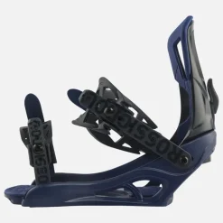 Unisex Battle Black/Blue snowboard binding (S/M)