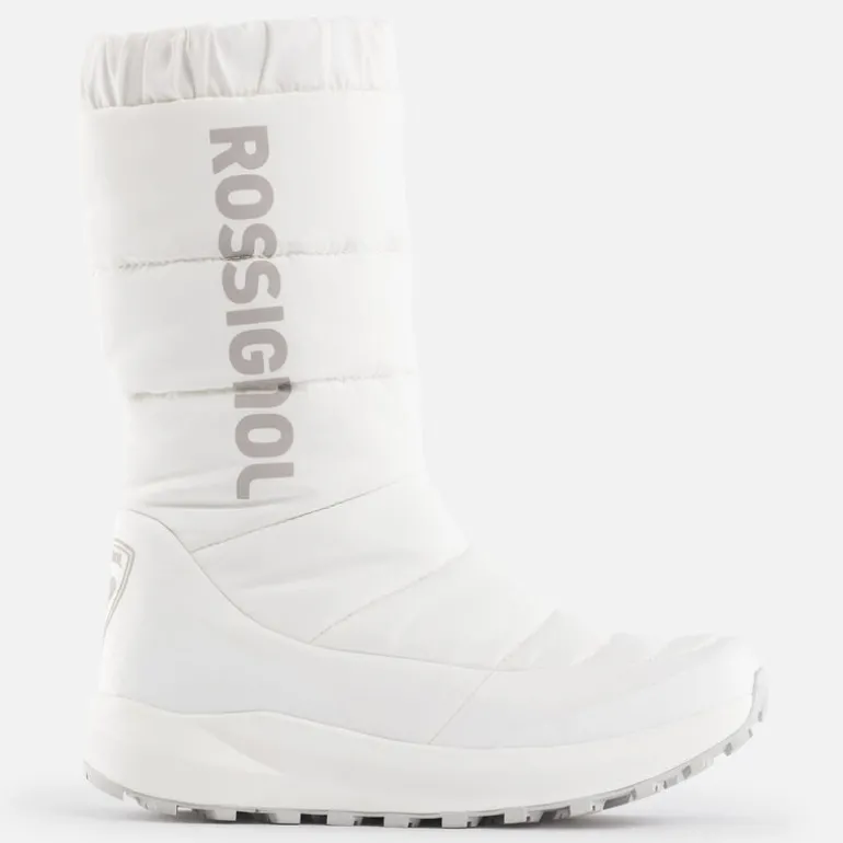 Women's Podium Knee High White Boots