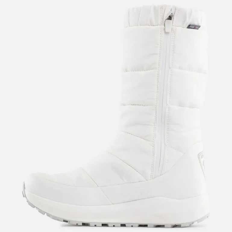 Women's Podium Knee High White Boots