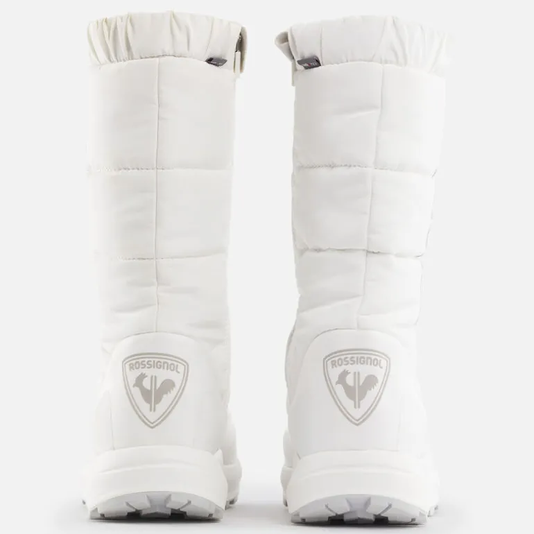 Women's Podium Knee High White Boots
